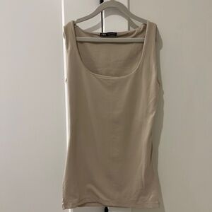 ZARA Square Neck Sleeveless Top